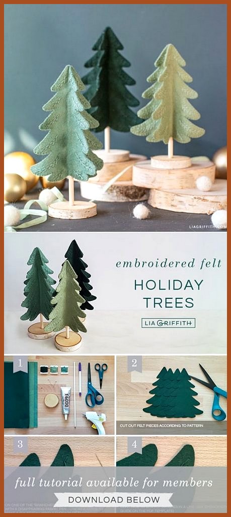 Weihnachtsbasteln Kinder Filz Weihnachtsbaum DIY Set Mit 36